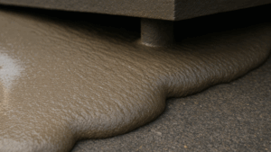 EpoxyGroutFlowingUnderBaseplate