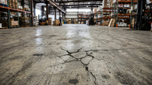 Cracked Concrete Floor